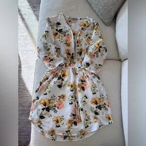 Floral Zip-Up Dress
